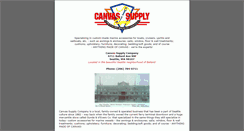 Desktop Screenshot of canvassupply.net